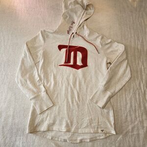Fanatics Detroit Red Wings Women's Small Hoodie White Red NHL Hockey
